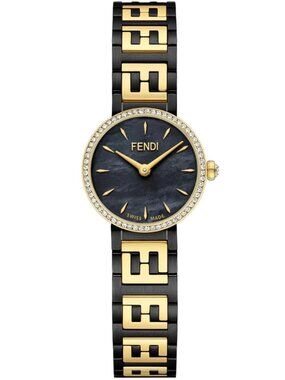 Fendi - Forever Diamond Bracelet Watch Black/Gold